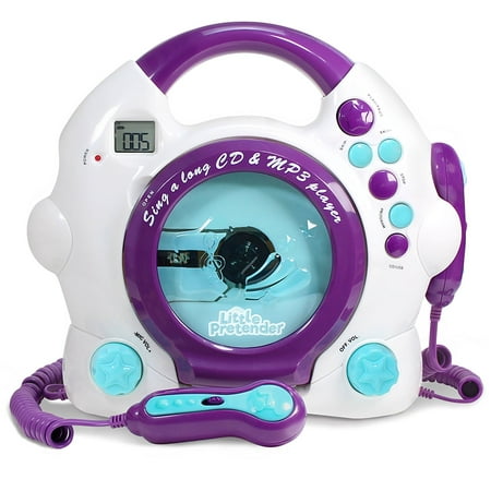 Kids Karaoke Machine - CD & MP3 Player Sing-A-Long Music Player With 2