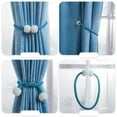 thumbnail image 7 of 4Pcs Magnetic Curtain Tiebacks, Strong Magnetic Weave Curtain Holdbacks Holders Decorative Window Drape Tie Backs 16 inch for Home & Office, 7 of 7