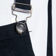 thumbnail image 3 of ITFABS Pantalon à Bretelles, Jeans Taille Haute Déchirés Pantalon Ajusté, 3 of 6