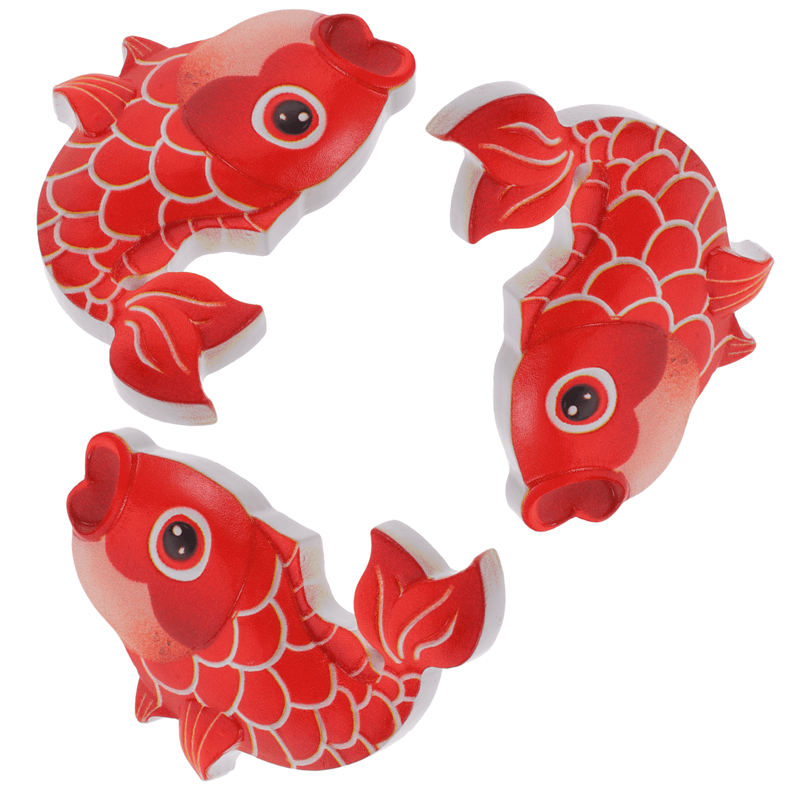 Masteelf 15 pcs Cartoon Fish Refrigerator Magnets Lifelike Fridge Fish Shaped Magnets for Decoration