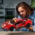 thumbnail image 3 of LEGO Technic Ferrari 488 GTE “AF Corse #51” 42125 Toy Building Kit (1,677 Pieces), 3 of 7