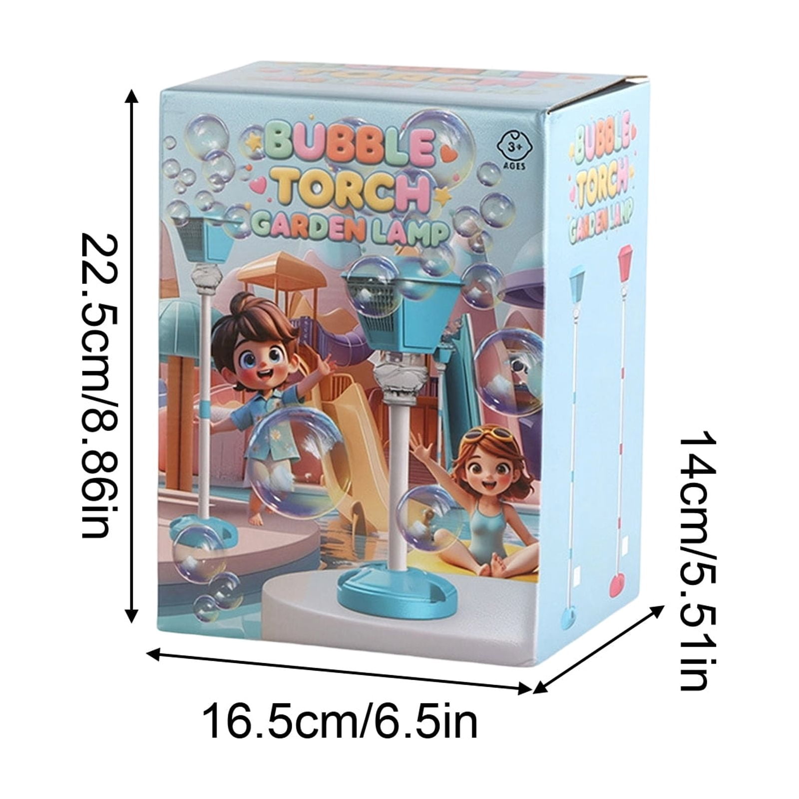 Automatic Bubble Machine Bubble Machine with Light Vertical Bubble Maker for Birthday Outdoor Wedding Christmas Party Interactive Rechargeable Street Light Shaped (Red)