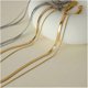 thumbnail image 2 of Snake Bone Chain Necklace for Women, Double Layer Minimalist Collarbone Necklace, for Ladies (Silver), 2 of 4