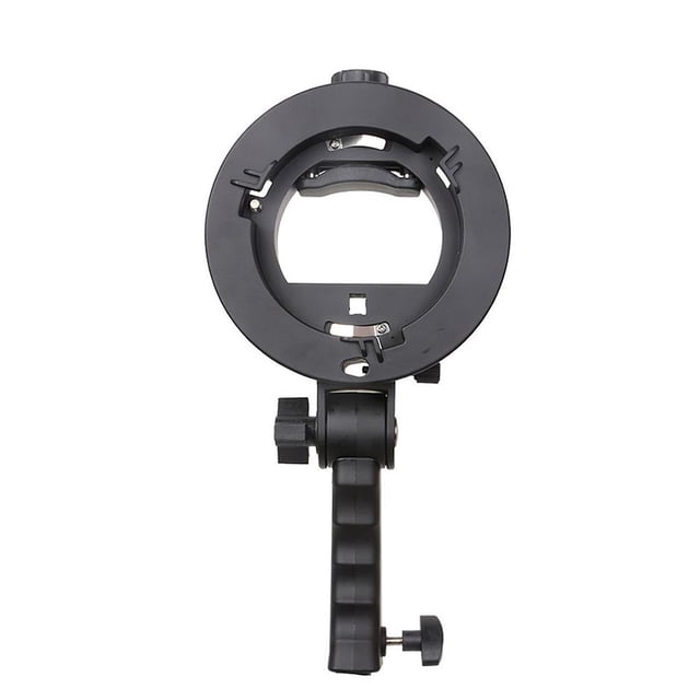 Sidaley Soporte de flash tipo S Soporte Speedlite integrado fácil de usar para Speedlite Flash Softbox Beauty Dish Fotografía de estudio fotográfico Accesorios de cámara y óptica