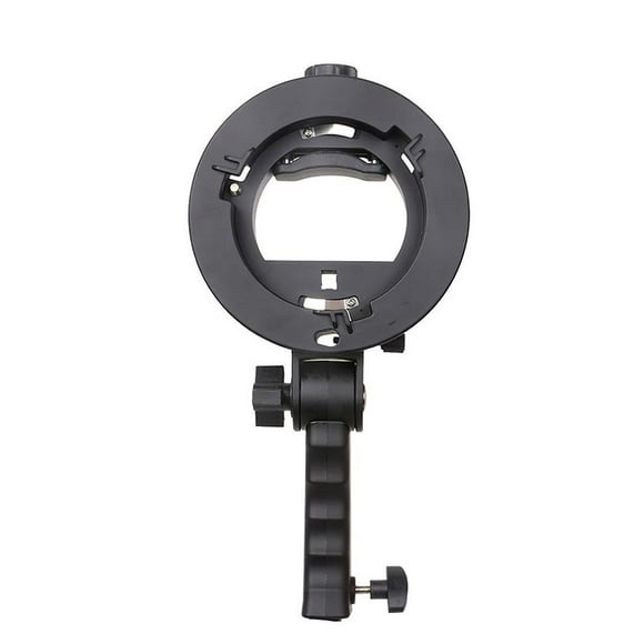 Sidaley Soporte de flash tipo S Soporte Speedlite integrado fácil de usar para Speedlite Flash Softbox Beauty Dish Fotografía de estudio fotográfico Accesorios de cámara y óptica