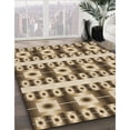 thumbnail image 2 of Ahgly Company Indoor Square Patterned Red Dirt Brown Area Rugs, 6' Square, 2 of 6