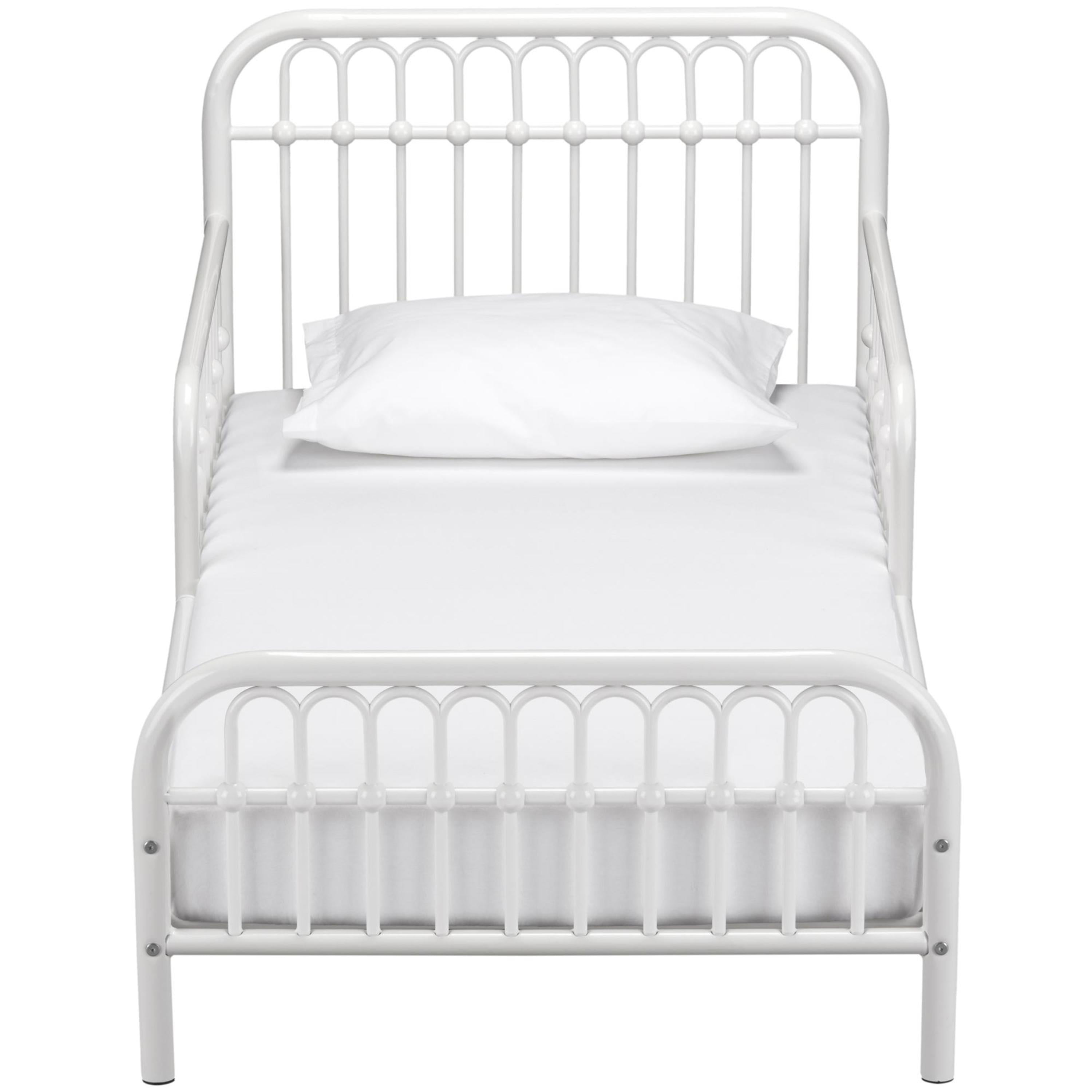 Little Seeds Monarch Hill Ivy Metal Toddler Bed, White