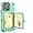 Green, variant on Compatible with iPhone 14 Pro Max Case Mirror Case with Card Holder, Cute Luxury Fashion Makeup Mirror Back Cover Wallet Case Soft Silicone Rubber Bumper Slim Ultra Thin Protection Phone Case