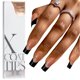 thumbnail image 1 of Nail Tips BTartboxNails XCOATTIPS French Tip Black 150 unidades, 1 of 7
