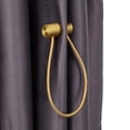 thumbnail image 4 of Magnetic Curtain Tiebacks Curtain Clips Rope Rear Curtain Holders Buckles Curtain Binder Curtain Holders for Home Decoration Cafe Office 2 Pieces Golden, 4 of 7