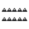 thumbnail image 1 of S SERENABLE 10 Pieces Soccer Triangle Training Cones Practice Lightweight Cross Training Black, 1 of 9