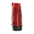 thumbnail image 3 of Journee Signature Womens Genuine Leather Natara Round Toe Stacked Combat Booties, 3 of 8