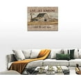 thumbnail image 2 of Grey Canis Old Barn 16"x12" Framed Canvas Art Prints, 2 of 6