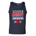 thumbnail image 1 of Hurricane Harvey Survivor Cyclone Symbol 2017 Houston Texas DT Adult Tank Top, 1 of 2
