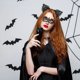 thumbnail image 4 of Diadema con orejas de gato, máscara de gato para mujer, disfraz de gato, diadema con orejas de gato y máscara de gato, diadema con orejas, máscaras de disfraces de encaje sexy, para cosplay de, 4 of 7