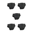 thumbnail image 1 of kurtrusly Physiological Pants For Dogs Experience And With These Tailored Pants Reusable Classic Black L 5Set, 1 of 6