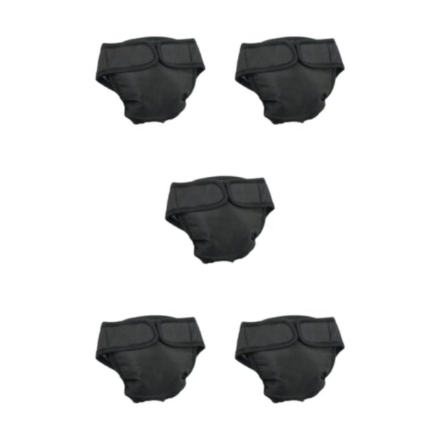 kurtrusly Physiological Pants For Dogs Experience And With These Tailored Pants Reusable Classic Black L 5Set