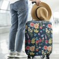 thumbnail image 2 of Pioneer Flower Floral Print Pattern Luggage Cover Fashion Suitcase Cover Baggage Covers Fit 25-28 Inch Luggage (Go Travel), 2 of 5