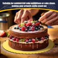 thumbnail image 4 of 50 Pcs 14 Inches Gold Cake Boards - Round Disposable Plate Bulk Sturdy Circle Cardboard Scalloped Base for Decorating, Displaying, New Year Birthday, Pizza Pie, 4 of 7