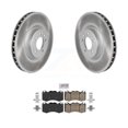 thumbnail image 1 of Transit Auto Front Coated Disc Brake Rotors and Ceramic Pads Kit for Car Land Rover Range Sport KGA-100033, 1 of 11