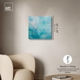 thumbnail image 4 of Celeste Swirls I Canvas Print Coastal Abstract Art by Art Remedy, Gallery Wrapped, 20 x 20, 4 of 6