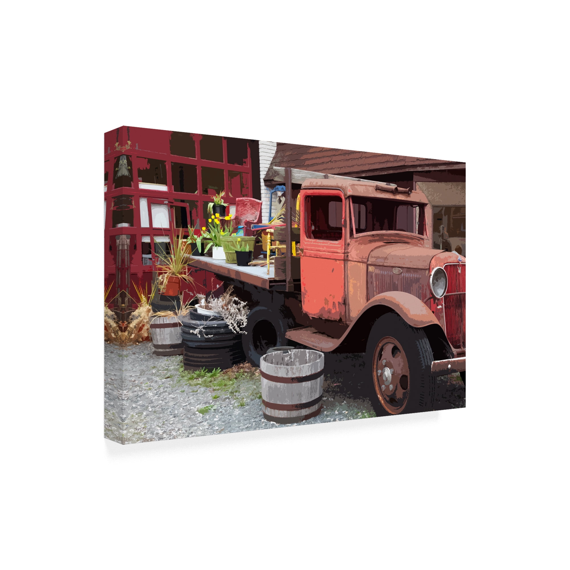Trademark Fine Art 'Memories Truck' Canvas Art by Monte Nagler