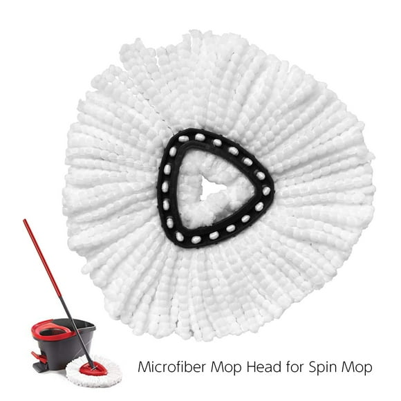 Microfiber Mop Head for Spin Mop Replacement for O-Cedar/ Vileda Mop Head 360 Degree Easy Cleaning Mopping Head Refill Accessories