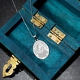 thumbnail image 4 of Picturesongold.Com Saint Castora Gabrielli Medal Necklace Pendants Adult-3/4 x 1 Sterling Silver, 4 of 7