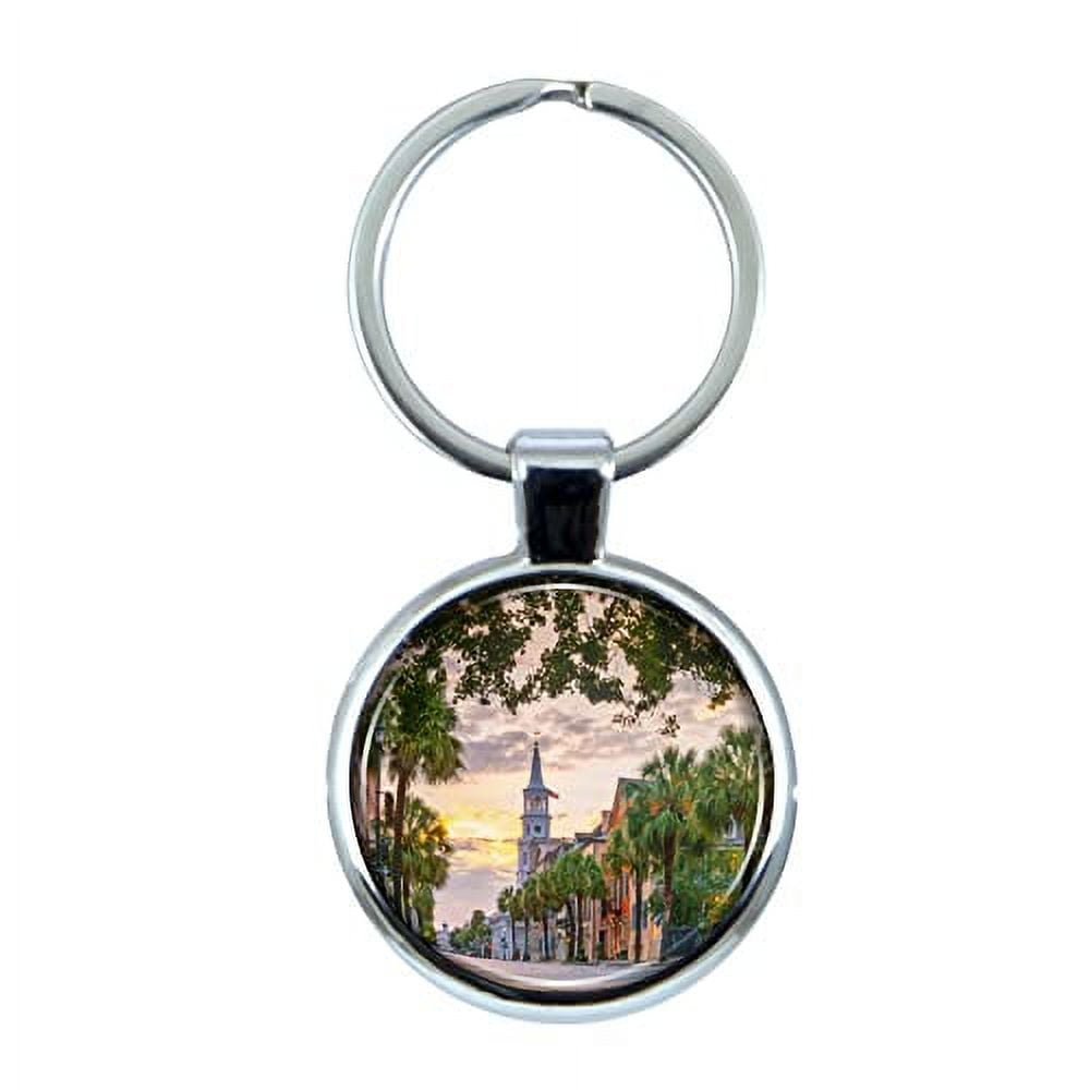 Jupiter Planet Keychain - Metal Alloy With Epoxy Dome Keyring, 2.75 Inch Space Themed Gift - View #7