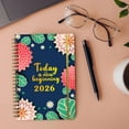 thumbnail image 6 of 2026 Planner,January 2026-December 2026,2026 Weekly and Monthly Agenda Planner,A5(6.4"x8.5"),Paper Hard Cover Daily Planner,with Monthly Tabs,Elastic Closure Strap-Double Coil Binding, 6 of 7