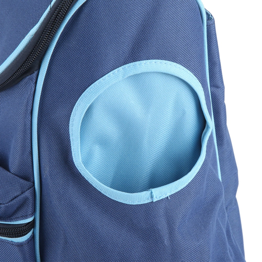 BIMZUC Large Capacity Baby Stroller Organizer Hanging Storage Bag with Insulated Cup Holder, Waterproof Diaper Bag Stroller Accessory, Navy Blue (16.5 inches / 42 cm)
