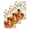 White, Orange, variant on Turkey Thanksgiving Kitchen Dish Towels for Drying Dishes Set of 2, Fall Pumpkins Leaves Rustic Waffle Weave Microfiber Hand Tea Bathroom Towels Quick Dry & Absorbent Towel 12x12