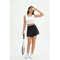thumbnail image 2 of Pinspark Women's High Waisted Pleated Tennis Skirt Lightweight Active Golf Skort with Pockets Built-in Shorts for Pickleball Workout Running Casual Wear, 2 of 6