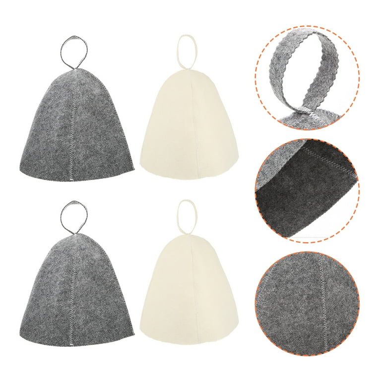Frcolor Hat Sauna Bath Felt Hair Cap Hats Wool Accessories Frcolor Hat Sauna Bath Felt Hair Cap Hats Wool Accessories