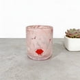 thumbnail image 4 of BPPEG Pink Marble Lip Print Valentine'S Day Glass 14 Ounce Heart Themed Juice Glass Reusable Party Cup Valentines Wine Glasses(Light Pink-14Oz), 4 of 7