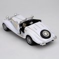 thumbnail image 2 of Vintage Car Model Mercedes Benz 500K 1 28 Alloy Die-Cast Simulation Static Model Gift for Kids Fans Collection(White), 2 of 4