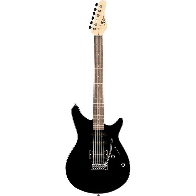 Rogue rocketeer electric guitar pack black deals