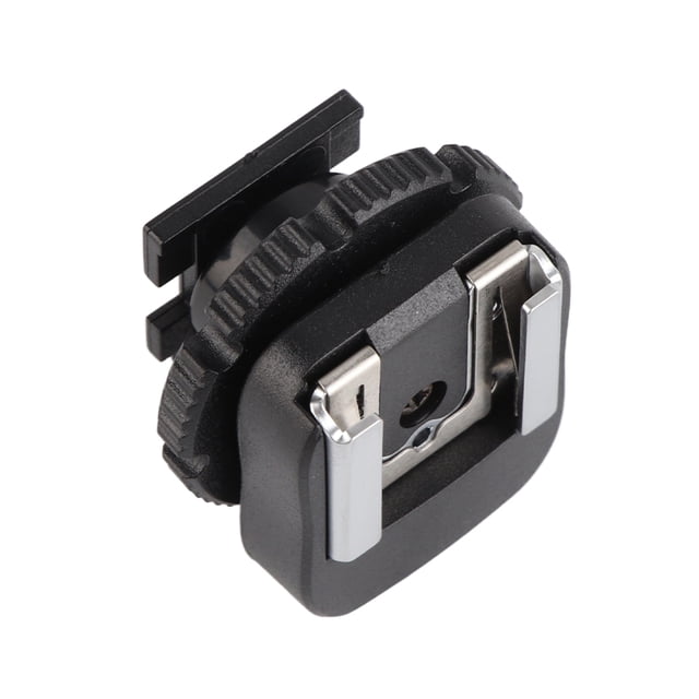 Adaptador de zapata ANGGREK CSM-3 negro ligero para cámara duradero