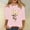 Pink, variant on SOOMLON 3/4 Sleeve Tops for Women Plus Size Tunic Cotton Tops Dressy Casual Crewneck Shirts Cute Daisy Graphic T Shirts 2025 Fashion Spring Summer Ladies Tops Loose Fit Basic Outfits Pullover Blue XL