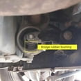 thumbnail image 2 of BIBABLYKE Engine Support Machine Foot Rubber Bushing for 206 207 307 408 ZQ92304880 9681118480 Replacement Auto Accessory, 2 of 7