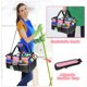 thumbnail image 5 of Carrito de limpieza, bolsas de limpieza grandes para amas de casa, organizador de suministros de limpieza con asa ampliamente utilizado, rosa, 5 of 5