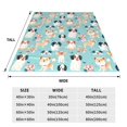 thumbnail image 3 of Vsdgher Colorful Dog Ultra-Soft Micro flannel Blanket Throw Blankets for Couch Sofa, Bed (4 sizes)-80"x60", 3 of 7