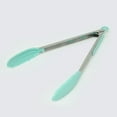 thumbnail image 4 of Excelsteel Stainless Steel Tongs, 9""/12"", Teal, 4 of 5