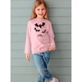 thumbnail image 2 of Flying Bats Happy Halloween  Long Sleeve Toddler -Image by Shutterstock,  2 Toddler, 2 of 4