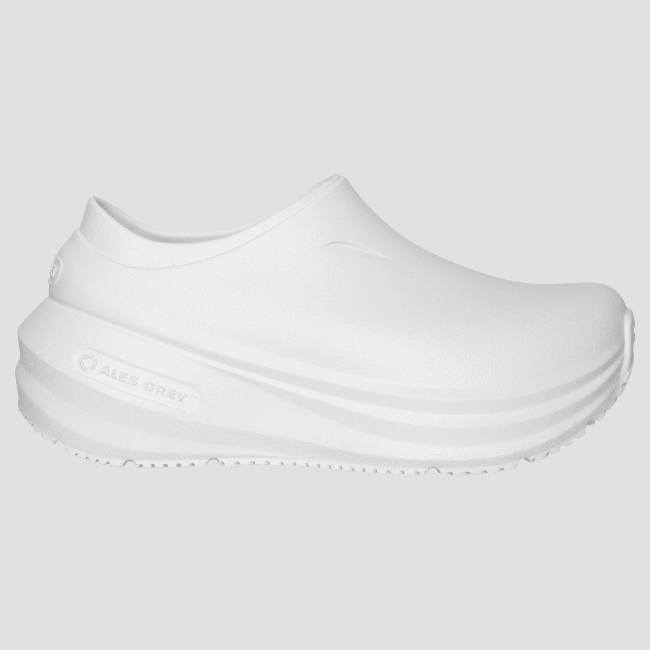 Ales Grey Non Slip Work Shoes for Men and Women, Slip Resistant Nurse Shoe, Comfort Safety Shoe, Frontline Pro 3