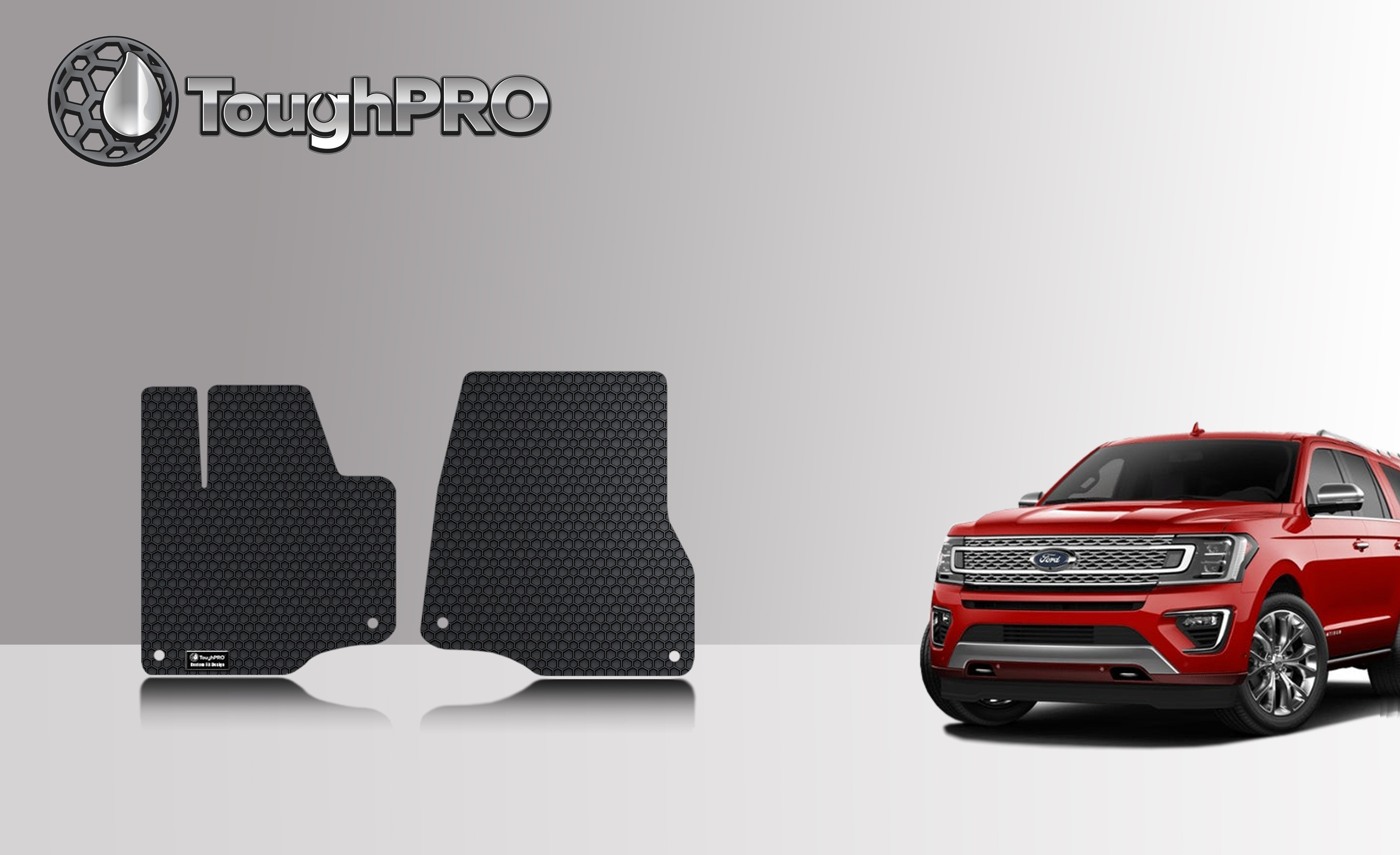 ToughPRO Floor Mat Accessories Two Front Mats Compatible with 2020 Ford