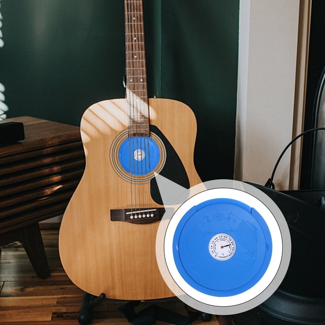 Guitar Acoustic Guitar Sound Hole Cover Humidifier Hygrometer Guitar Humidifier Guitar Mute Feedback Buster Soundhole Cover Guitar Accessory for Folk Guitar Acoustic Guitar