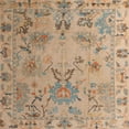thumbnail image 1 of Ahgly Company Machine Washable Indoor Square Abstract Brown Sugar Brown Area Rugs, 8' Square, 1 of 7