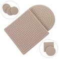 thumbnail image 4 of TAILTOSS 8Pcs Furniture Leg Pad for Hardwood Floors Anti Skid Silicone Round Square 3.14x3.14in, 4 of 8