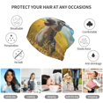 thumbnail image 5 of Honeii Funny Countryside Donkey Print Winter Beanie Daily Hat - Thermal Polar Fleece Ski Running Hat Skull Cap for Men and Women,Beanie, 5 of 8